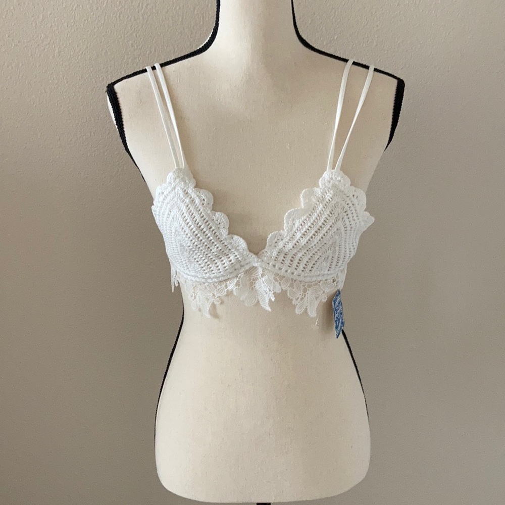Free People Crochet Bralette